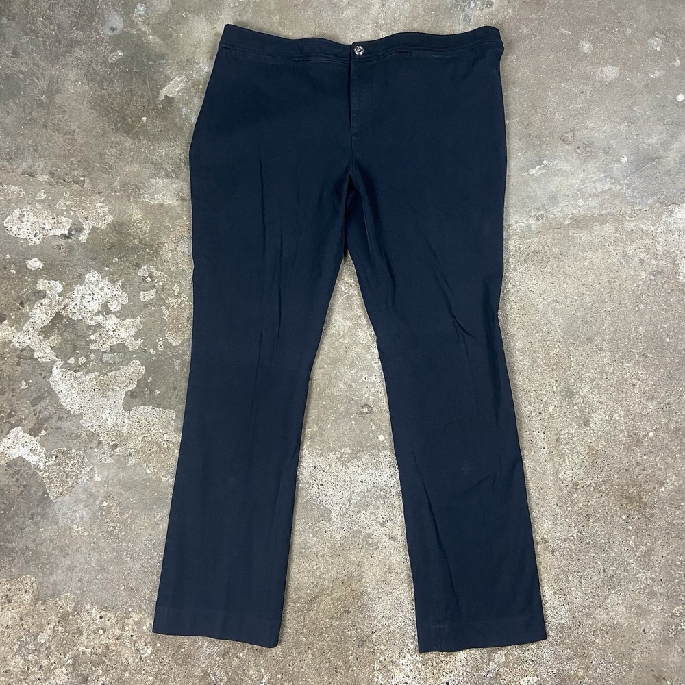 Lauren Ralph Lauren Dress Pants Women's‎ Size 16 Black Straight Fit Stretch